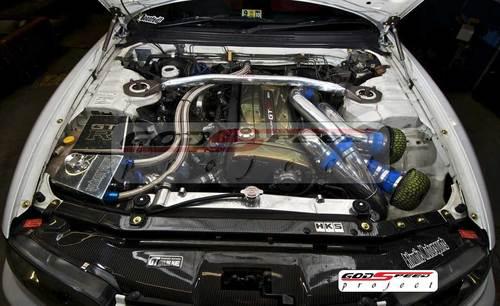 Nissan skyline gtr r33 r34 rb26 rb26dett twin turbo dual intake kit (air filter)