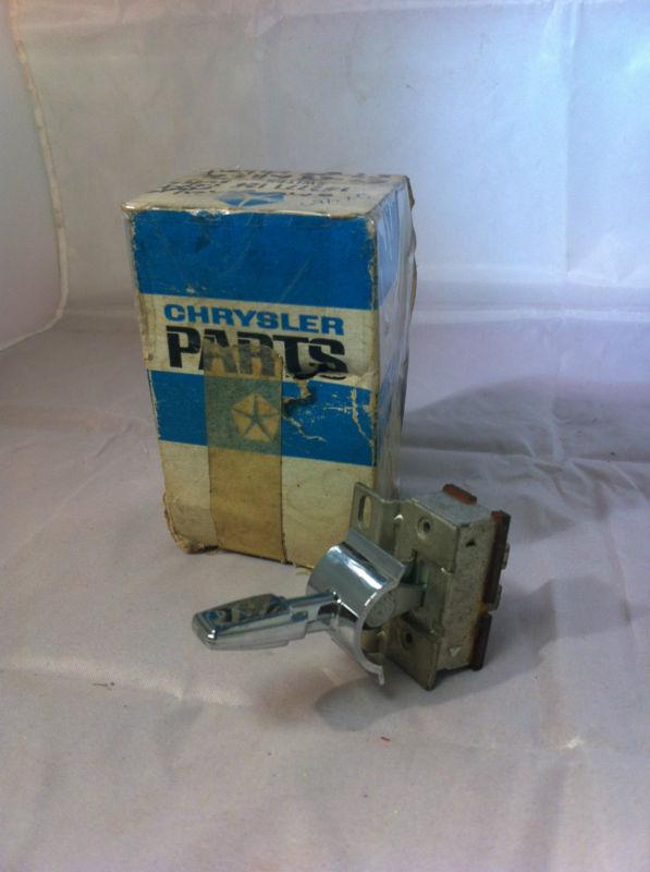 1967-1969 nos mopar emergency flasher light switch assy pt.#2771124 mopar hotrod