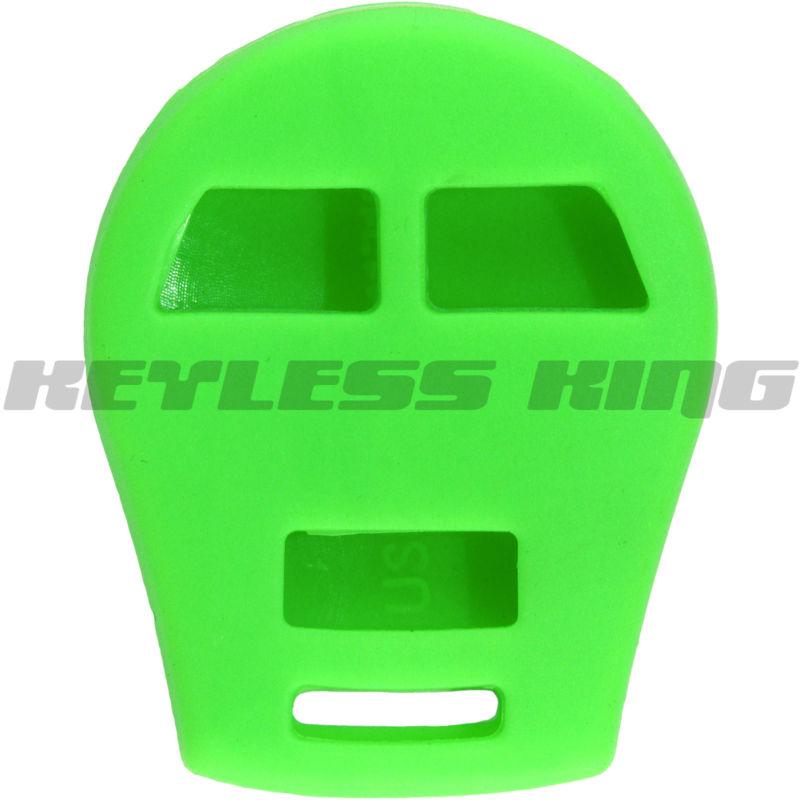 New green keyless remote smart key fob clicker case skin jacket cover protector