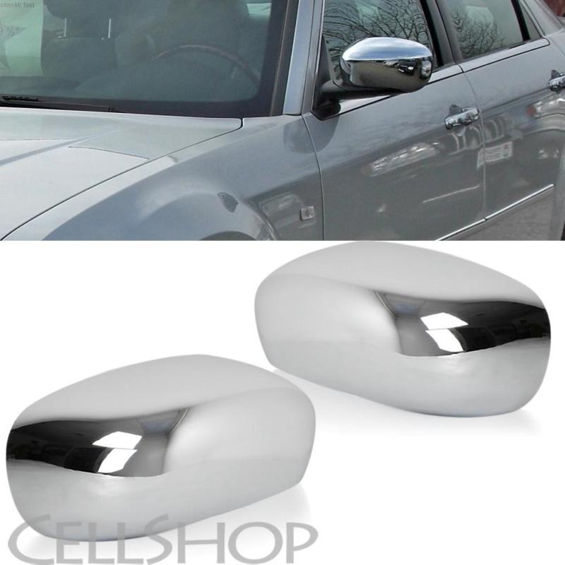 2005-2010 chrysler 300c dodge magnum triple chrome left right side mirror covers