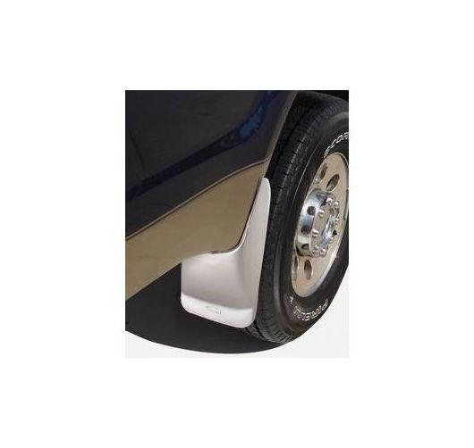 Putco set of 2 mud flaps front new polished chevy full size truck 79637
