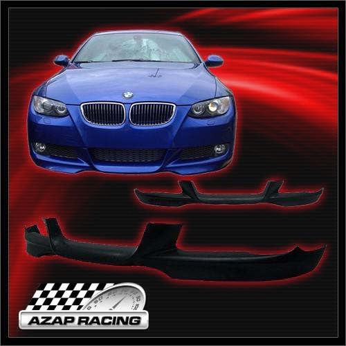 07-10 oe style urethane front bumper lip spoiler black for bmw e92 328 335 2dr