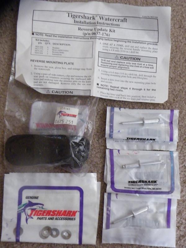 Nos tigershark arctic cat reverse handle update kit 0637-176