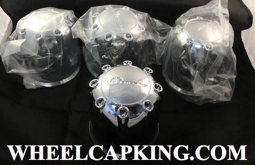 Mb motoring wheels chrome custom wheel center cap caps set 4, # 89-8125 new!