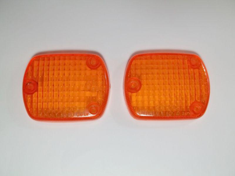 Stanley 1070 amber turn signal lens  honda - pair