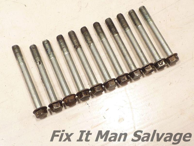 83 honda atc 200 crankcase bolt set / oem engine motor crank case block screws