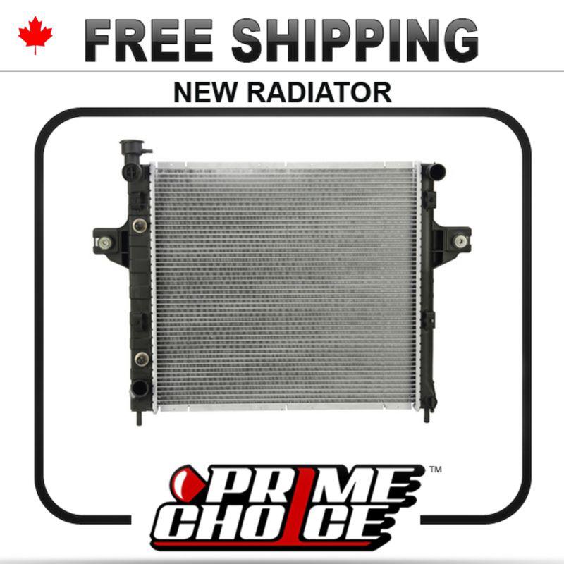 New direct fit complete aluminum radiator - 100% leak tested rad for 4.0l