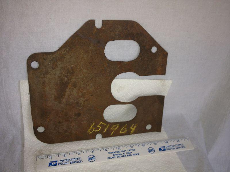 Studebaker plate, 651954.   used.   item:  2973