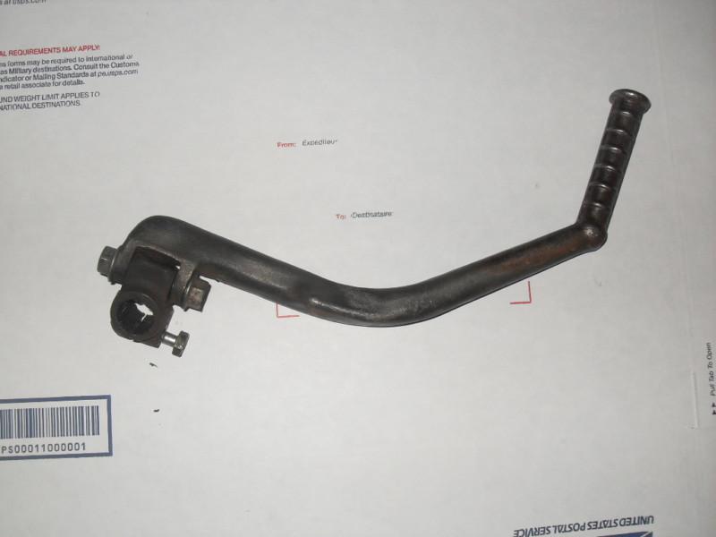 1982 honda xl 185 s kick start lever