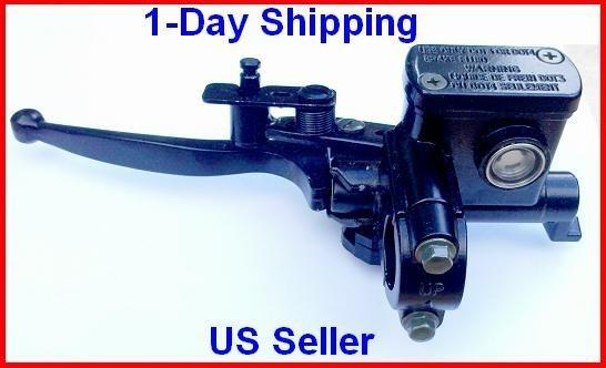 Hydraulic brake master cylinder left lever atv super dirt bike scooter +bonus