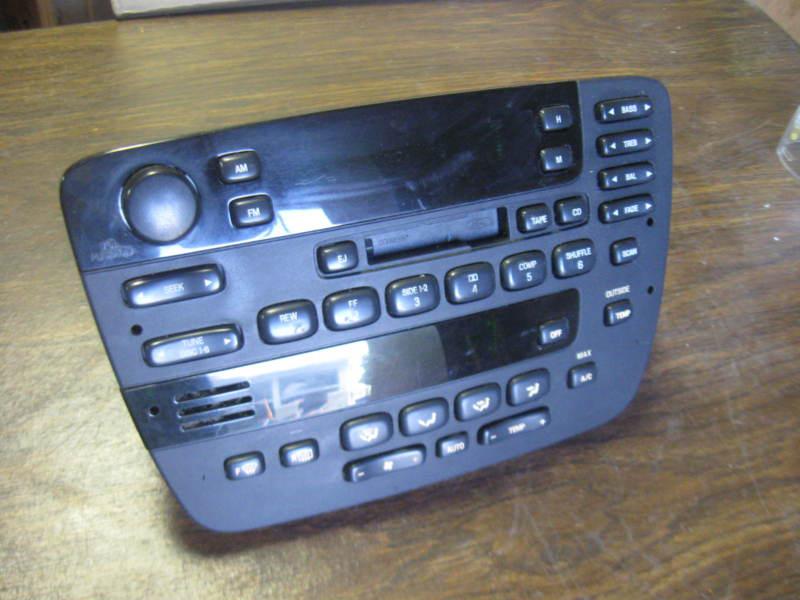  mercury sable factory tape radio with heat controls 01-03 factory original