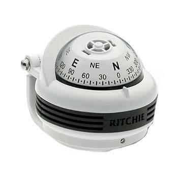 E.s. ritchie trek bracket mount compass - white tr-31w-clm