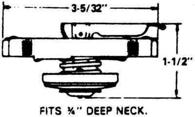 Motorcraft rl-12 radiator cap-radiator cap-safety