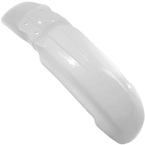 Ufo plastics front fender white for kawasaki klx110 2010