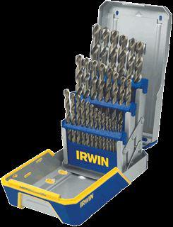 Irwin 29 pc. cobalt m-35 metal index drill bit set