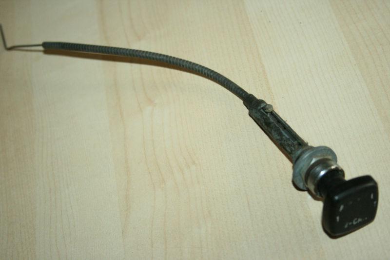 Early triumph tr6 and tr5 (tr250) heater control cable