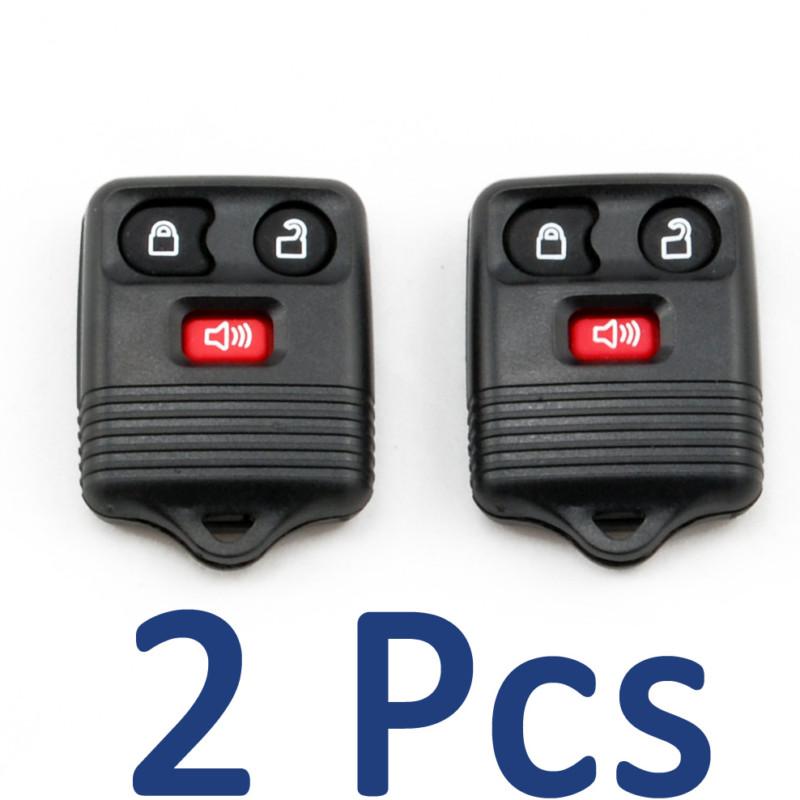 2pcs keyless entry key remote fob case housing shell ford replacement 3 button