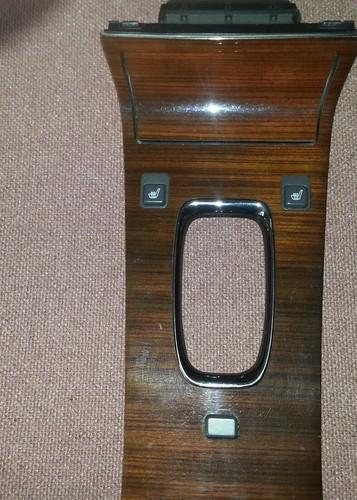 98 99 00 01 02 03 04 cadillac seville sts sls wood shifter bezel   very nice. !!