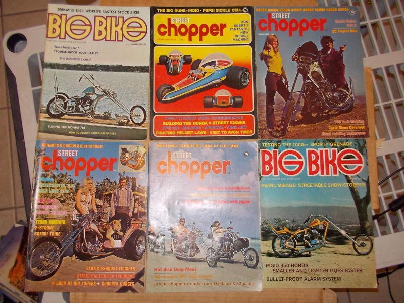 Vintage 1972 chopper mag lot harley panhead shovelhead biker ironhead sportster