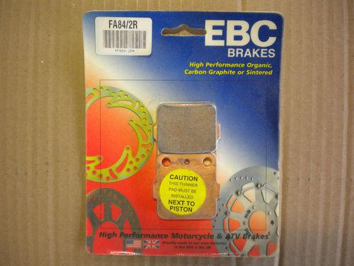 New ebc brake disc pads one pair fa84/2r fa84 2r fa84-2r, honda, atc, 200, 250