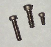 Linkert / schebler 3 piece nickel throttle lever screw set