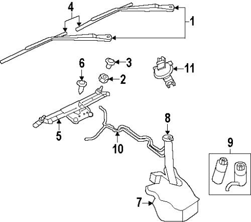 Jeep 68079859aa genuine oem factory original front blade