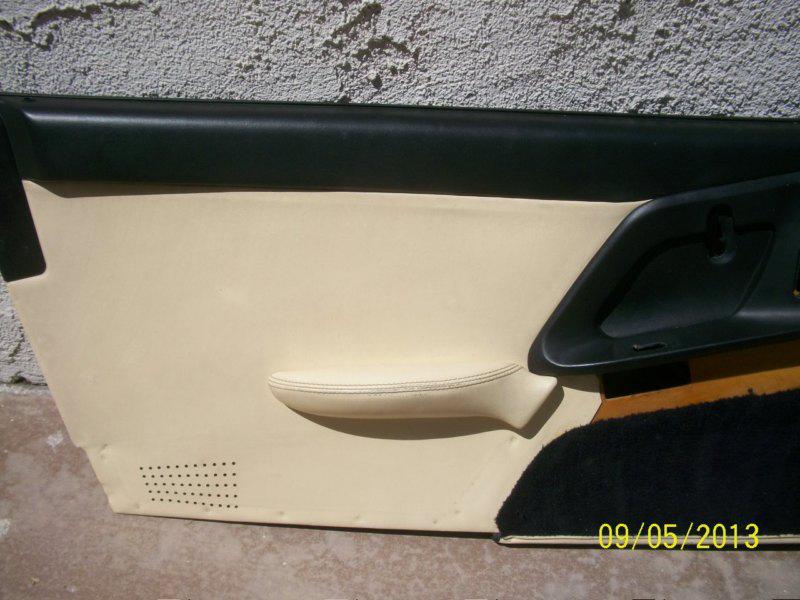 Ferrari f355 spider door card panel left black/crema or dye to match