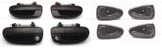 00 - 06  4 is + 4 os door handles fits: hyundai accent