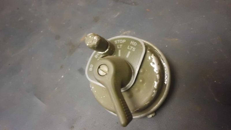 Jeep willys mb gpw wwii original nos rotary light switch nice