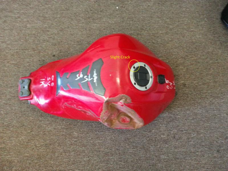 Used factory oem red gas tank suzuki sv1000s 2003 2004 2005 2006 2007