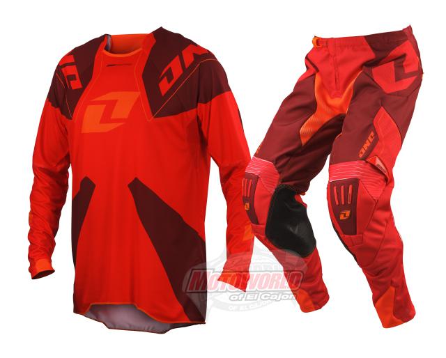 2014 one industries gamma red pant & jersey combo mx sx desert baja ride