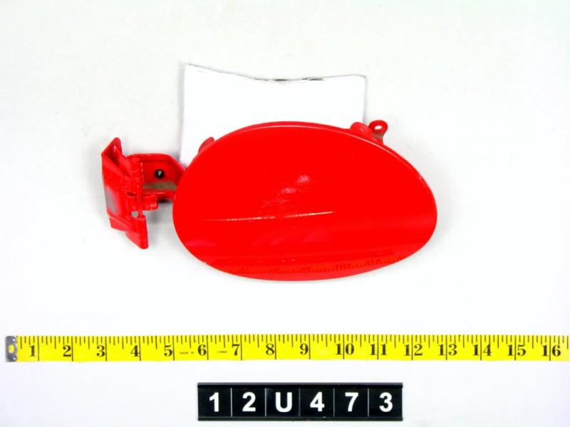 07 miata mx-5 fuel filler door lid gas tank cover cap oem red 12u473