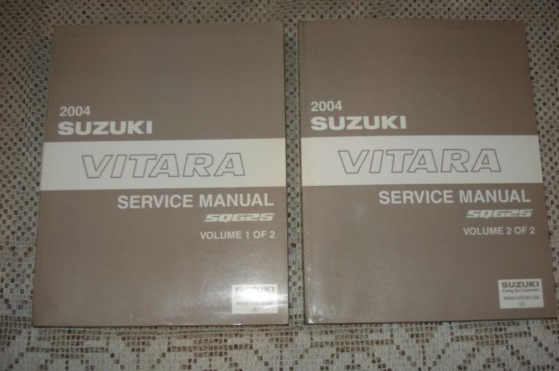 2004 suzuki vitara service manual set shop books sq625 repair books original