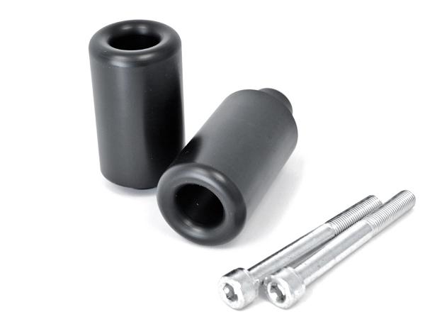 Suzuki gsxr 1000 gsx-r1000 black no cut frame sliders (2003-2004)