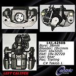 Centric parts 142.42508 rear left rebuilt caliper with pad