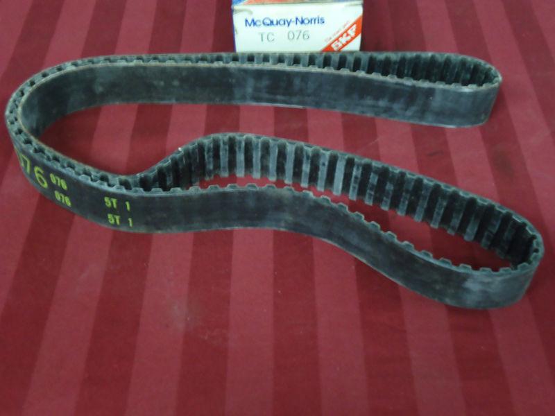 1981-85 gm (1.8l) nos mcquay norris timing belt #tc76