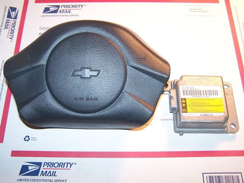 03 04 05 chevrolet cavalier drivers side air bag  w airbag module ~ gm oem