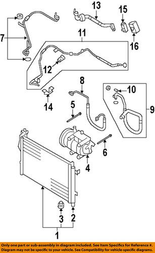 Hyundai oem 97606-2h010 a/c condenser