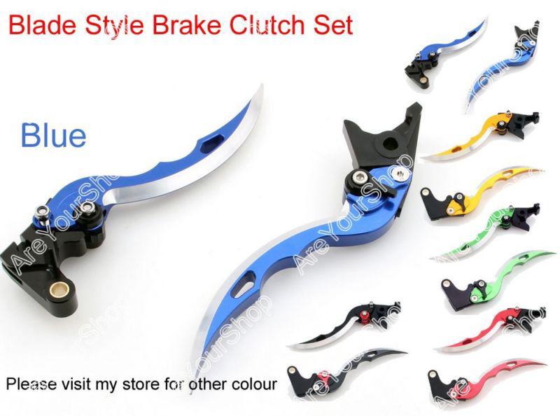 Racing blade brake clutch levers bmw s1000 rr 2010-2012 blue