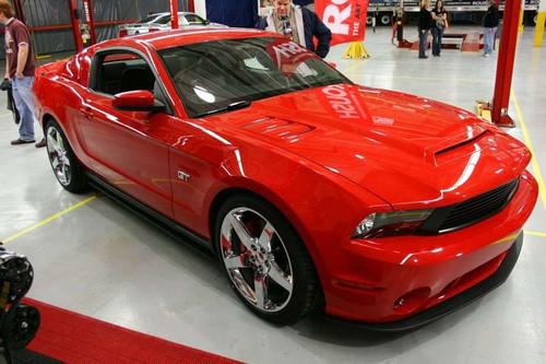 Find 2010 UP Ford Mustang Type-R Style Functional Fiberglass Ram Air ...