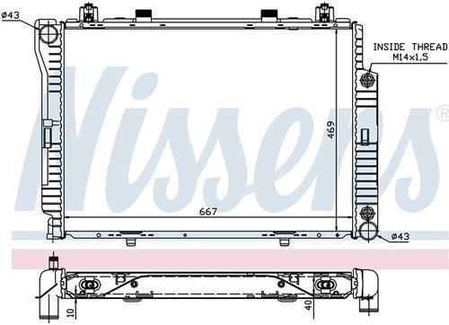 Nissens america 62714a radiator