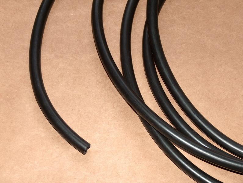 Black fuel gas line 1/4" / 7mm ducati moto guzzi honda yamaha triumph norton bsa