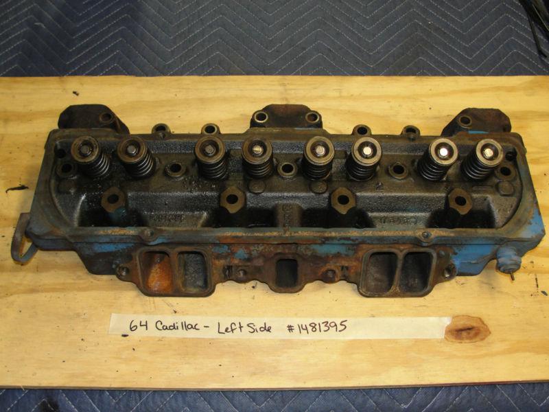 63 64 65-67 cadillac 62 series lh 429 engine cylinder head #1481395 rebuilt ~38k