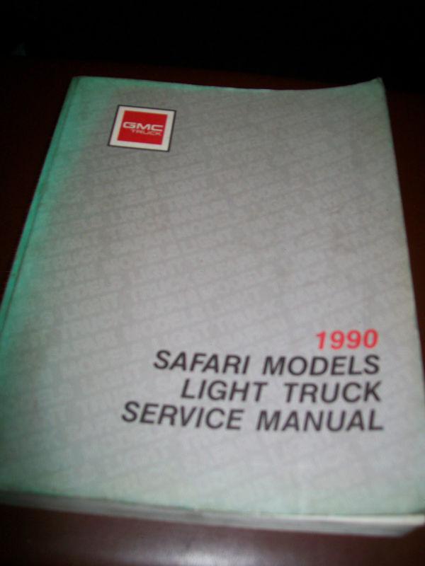 Gmc 1990 safari models light truck service manual very-good shipping free usa 