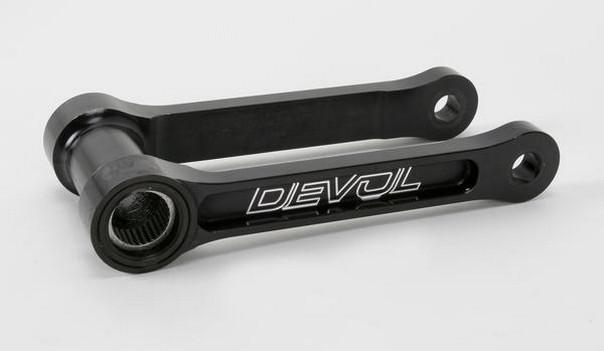 Devol lowering link black for yamaha wr250f wr450f yz250f/450f