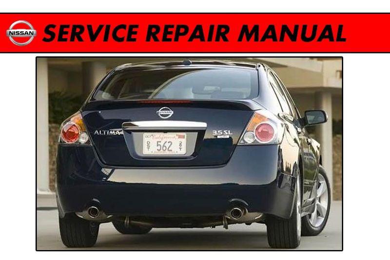 Nissan altima 2001 2002 2003 2004 2005 2006  repair service manual 