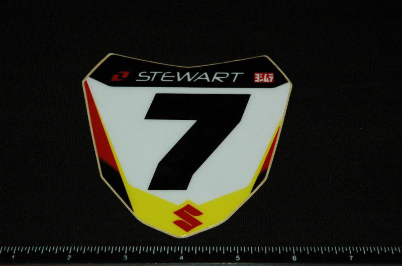 James stewart sticker ama mx sx suzuki bubba 