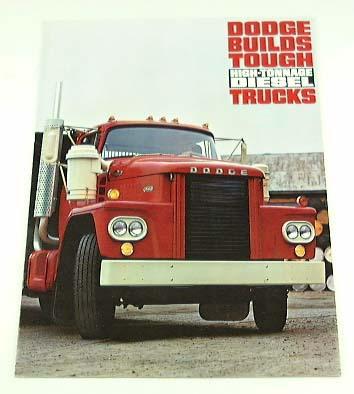 1964 64 dodge truck brochure diesel nc900 nc1000 tandem