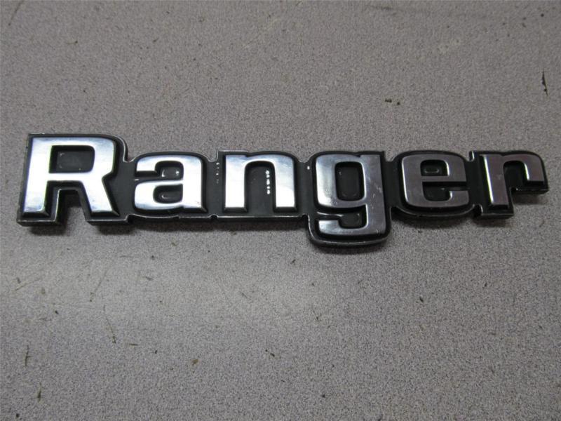 Ranger emblem - single - ford truck 1974-79 f100 f150 f250 f350  75ft3-1k