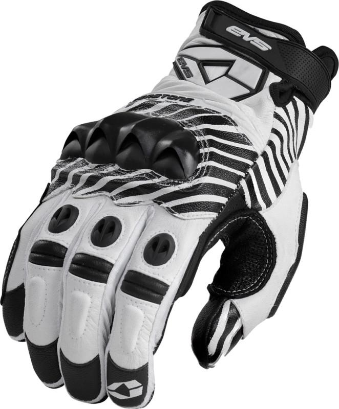 Evs silverstone leather glove white small